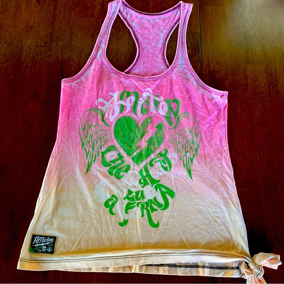 Affliction Tops - Large Women’s Affliction Lonely Hearts Club Tank Top